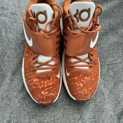 Nike KD 14 TB Promo Texas Longhorns Desert Orange White Size 13