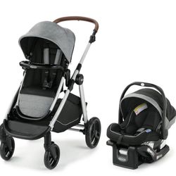 NEW OPEN BOX Graco Modes Nest2Grow Travel System, Ren with Expandable Double Stroller