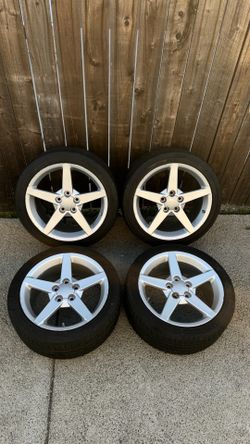 C6 corvette rims and tires