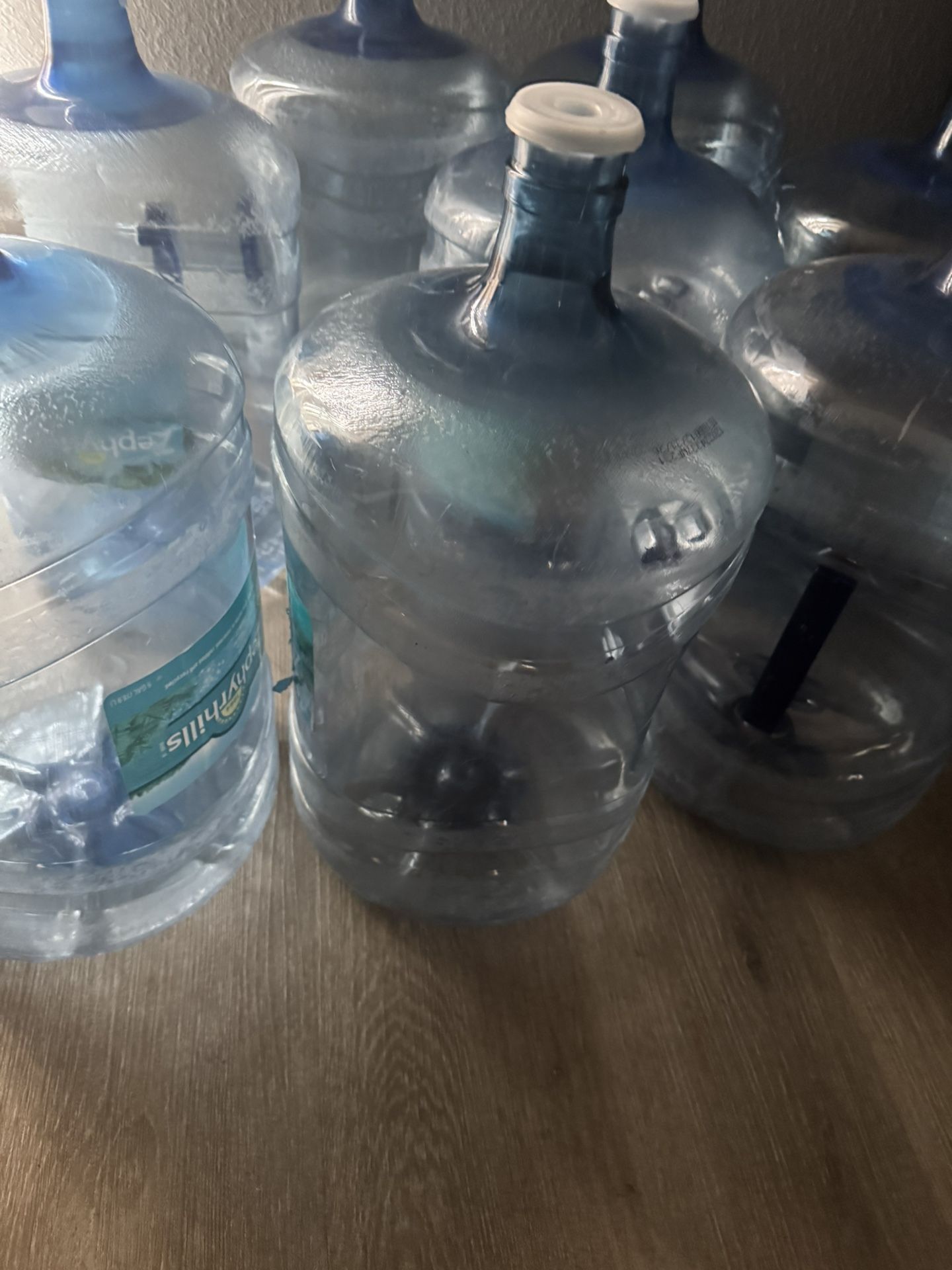 Empty Water Jugs With Handle