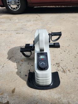 Floor pedal bike exerciser