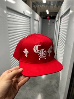 Chrome Heart Red Fitted Cap