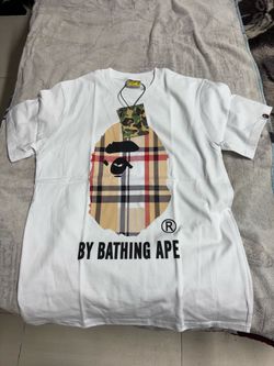 Bape White Burberry
