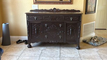 Antique Wooden Sideboard
