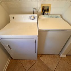 Washer and Dryer 