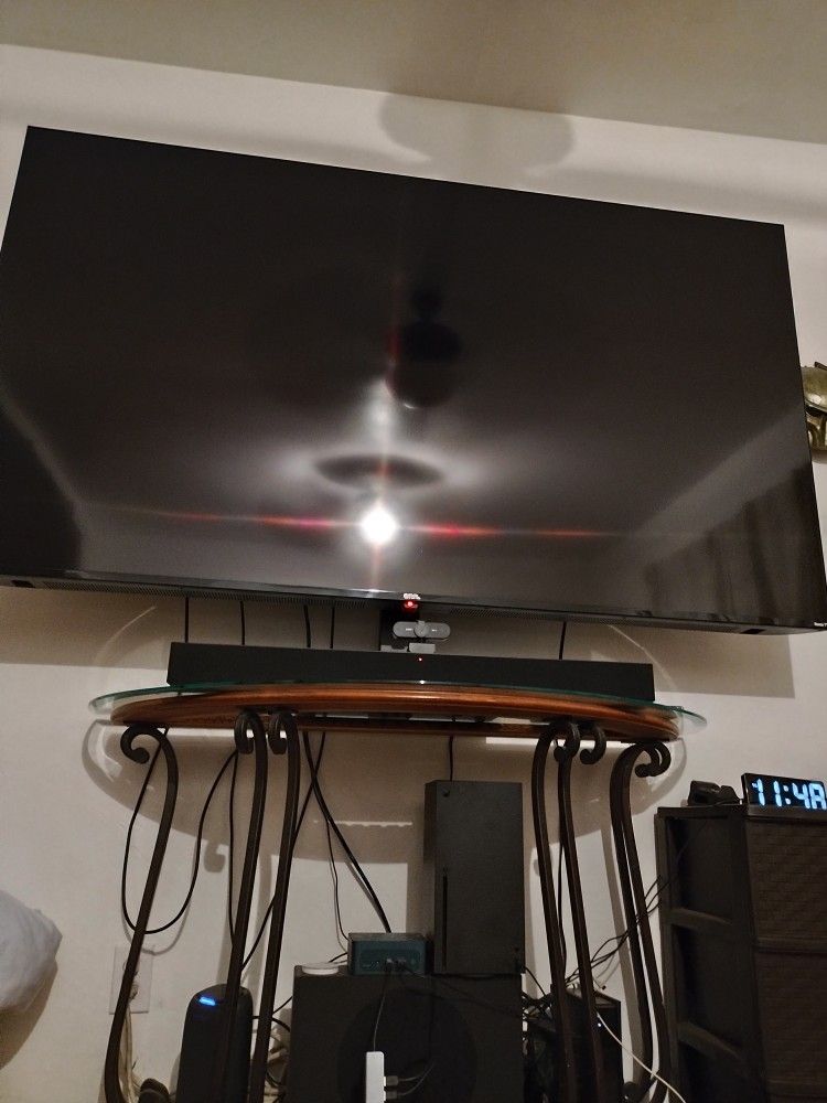 75" 4K TV & Sound Bar + Stand. New.