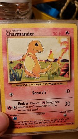 Pokemon Charmander card  .....