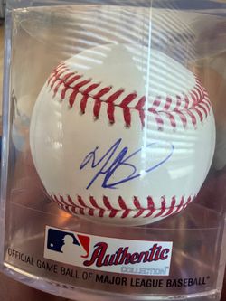 Mookie Betts autographed and authenticated ball