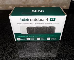 Blink Outdoor 4 XR 4 Camera System + Sync Module XR NEW SEALED