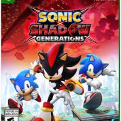 Xbox One New Sonic Shadow Game 