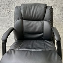 Arm Chairs with Leather Cover & Metal Frame Excellent Condition
