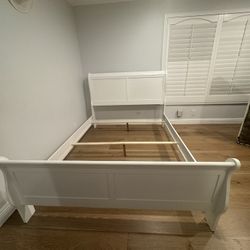 Queen Bed /Mattress box /Night stand &  Dresser 