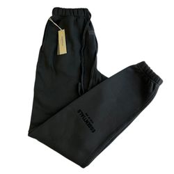 Fear of God Essentials Sweatpants Men’s Small Black Cotton Logo Stretch Designer