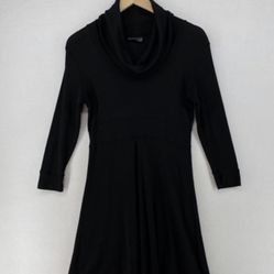 Black Midi Dress L Size