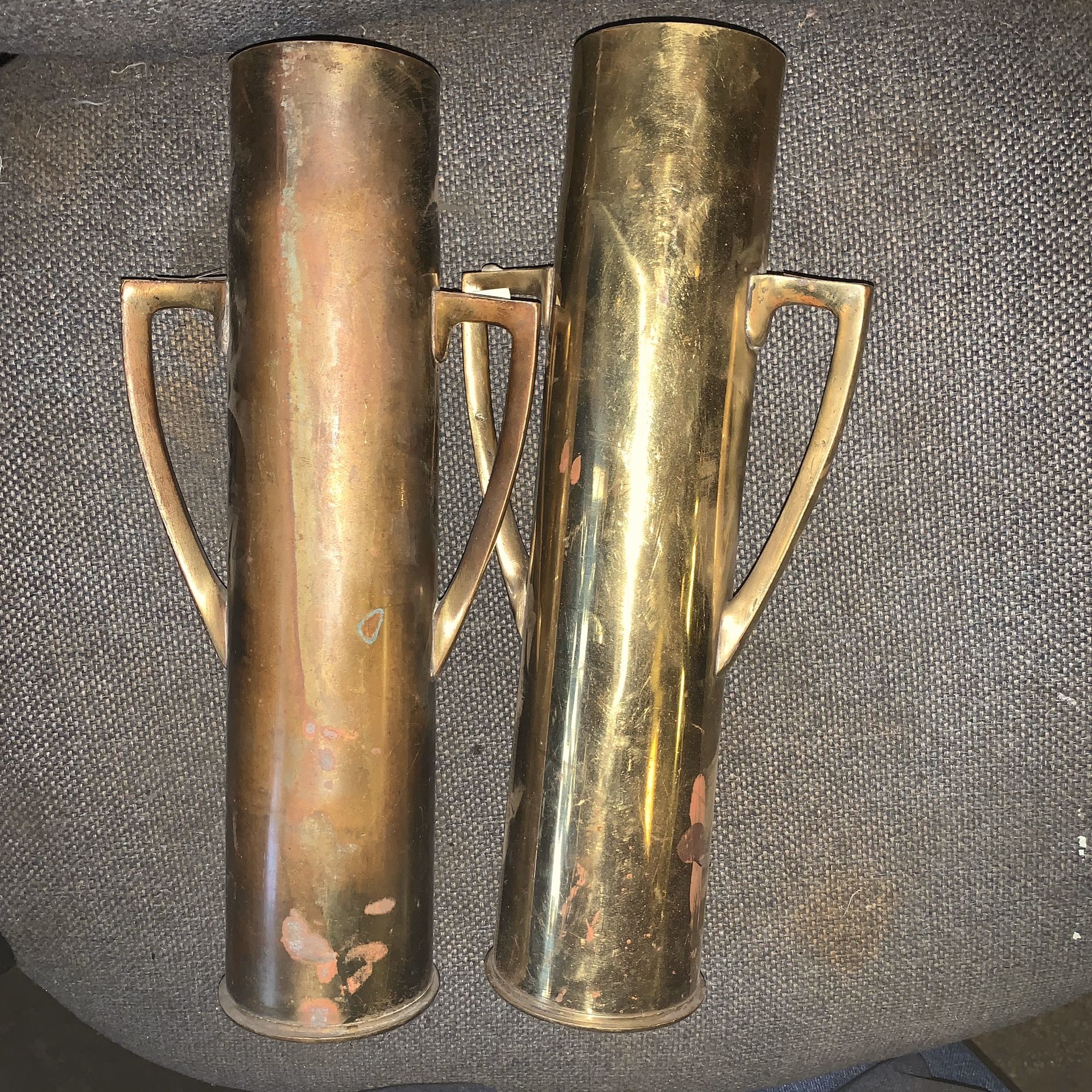 Military Shell Casing Vases