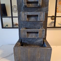 GRAY  SCALE Structure Water Fountain Like New!