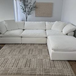 Ivory Modular Cloud Sofa