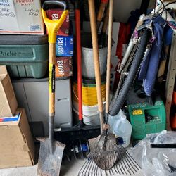 Garden Tools Shovels & Leaf Rake& Pruner