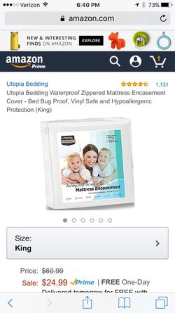 Mattress cover king