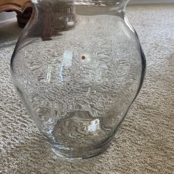 Large Handmade Blenko Glass Vase 