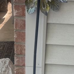 Garden Windmill Decoration Peacock Wind Spinner Art Ornament Outdoor Lawn Yard