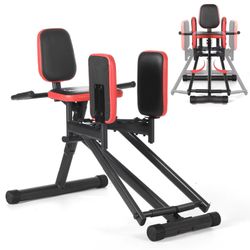 WARMOUNTS Hip Abductor Machine For Home Gym | Glute & Thigh Exercise Equipment, Outer Thigh Sculpting, Glute Machine For Women, Leg Abductor Machine, 