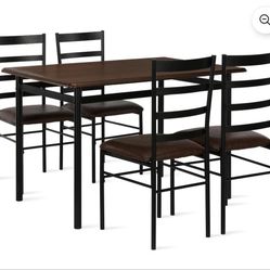 Dining Table With 4 Chairs (Like New)