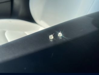 14k White Gold 1ct Diamond Stud Earrings