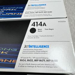 HP 414A 4-Color Black/Cyan/Magenta/Yellow Toner Cartridges, Pack Of 4 Cartridges