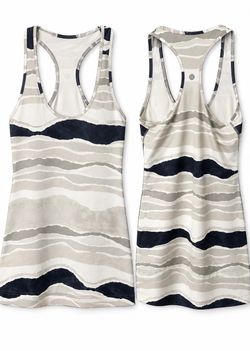 Lululemon Cool Racerback Striped Tank Size 2