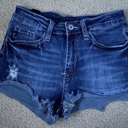 Cotton Jean Shorts