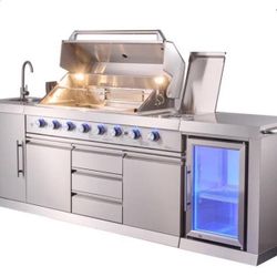 Brand New Island Bbq Grill Propane 