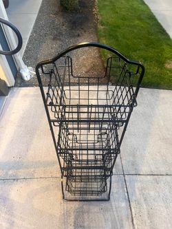 4-Tier Metal Wire Basket Organizer