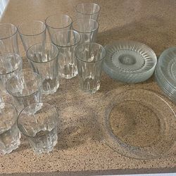 Crystal Plates And Cups