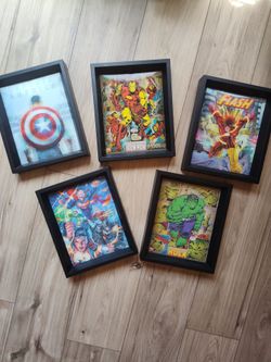 Marvel hero frames