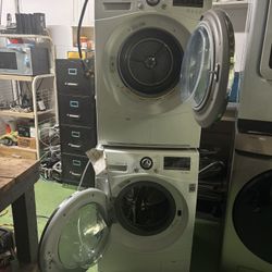 Washer And Electric Dryer Brand LG Heavy Duty Everyting Works With A 3 Months Of Warranty 
