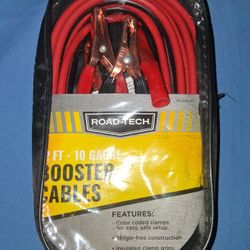 New Booster Cables Great For Scooter Motorcycle Or Car And Trucks Firm Price $20