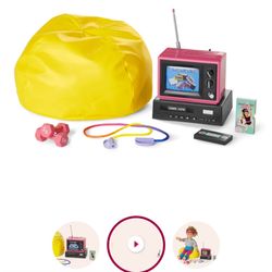 Courtney's™ TV & Fitness Accessories for 18-inch Dolls (Historical Characters)