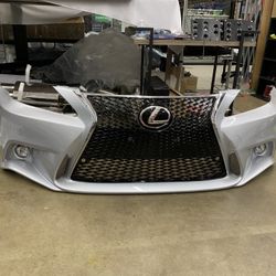 2006-2013 Lexus IS250 IS350 Conversion to 14+ F-Sport Front Bumper +FOG Silver
