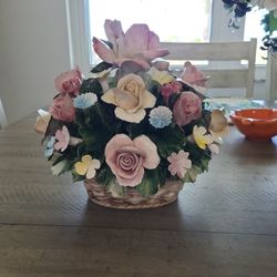 Vintage Capodimonte Italian Flowers