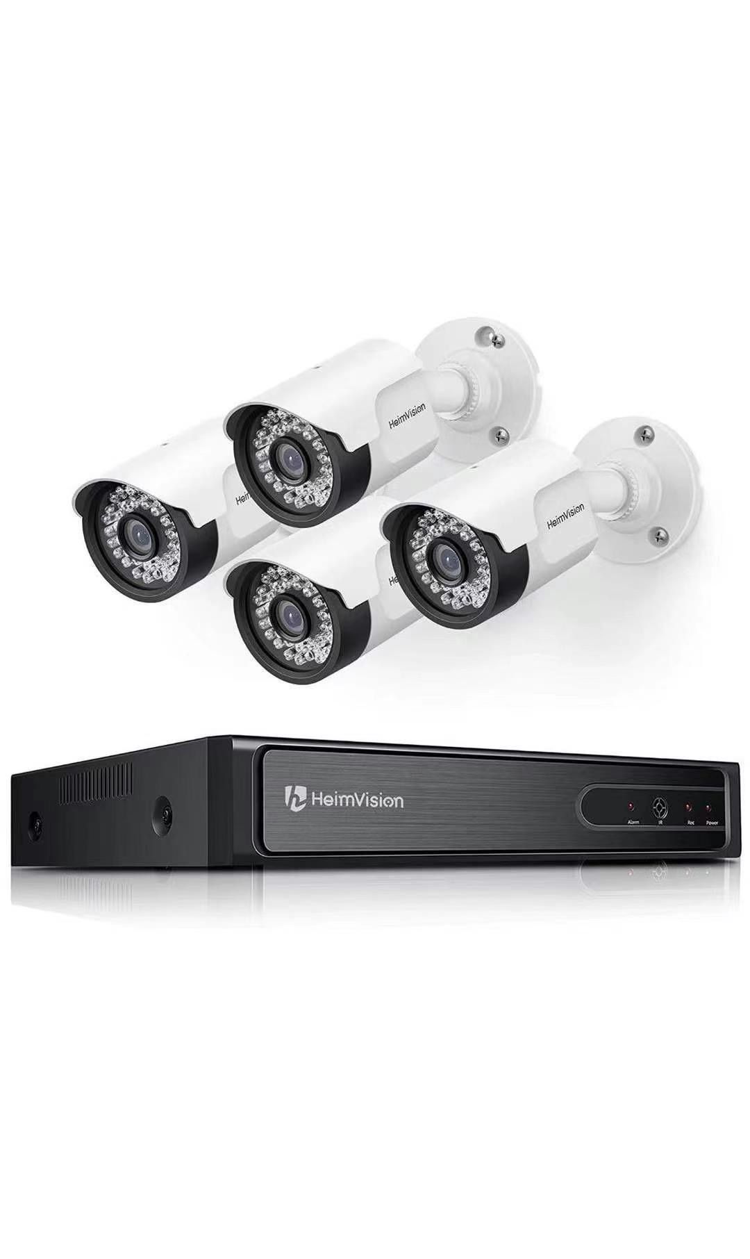 1080P Security Camera System, 8CH 1080N DVR 4Pcs 1920TVL