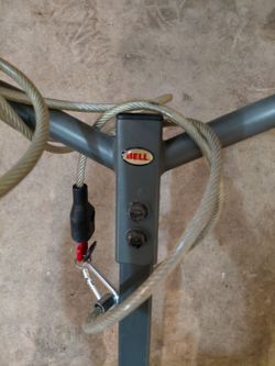 Bell Bike rack with cable lock