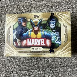 2025 Topps Marvel mint Sealed hobby box 