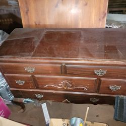 Cedar Colonial Low Boy Chest