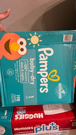 Pampers size 1 198 count