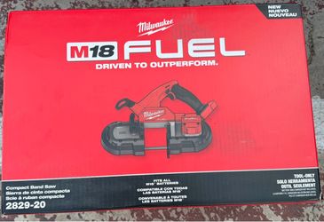 Milwuakee M18 FUEL 18V Lithium-lon Brushless Cordless Compact Bandsaw (Tool-Only)