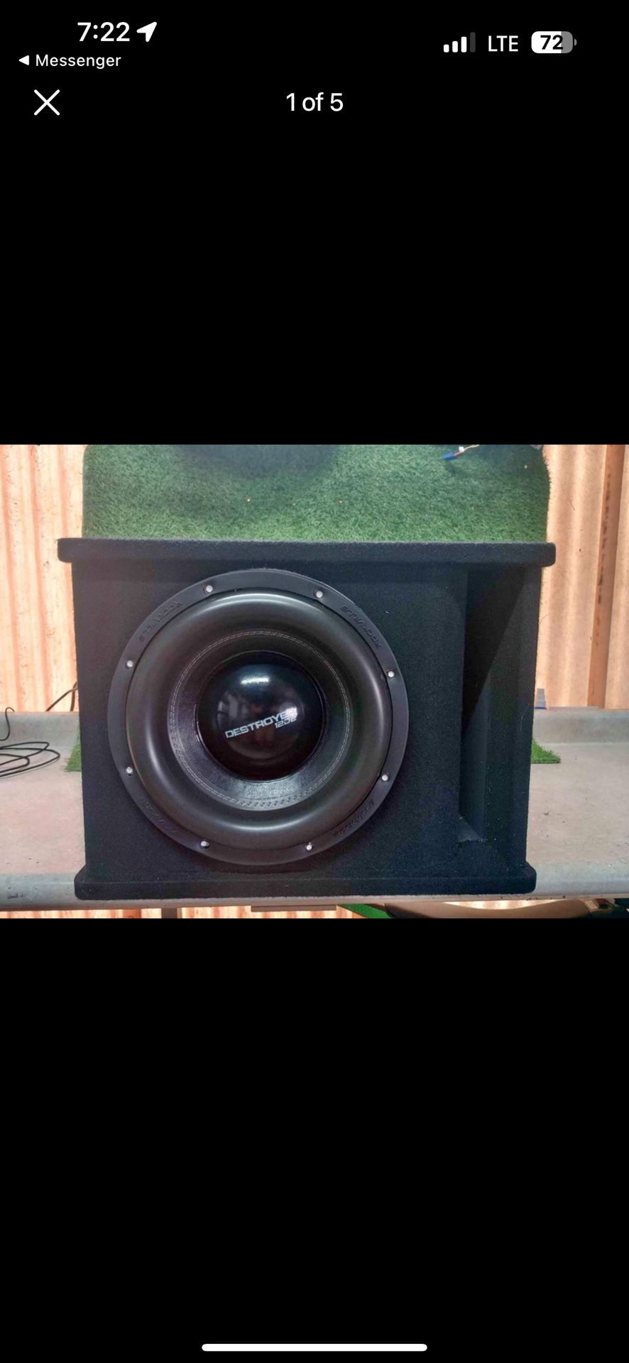 12” Rockville Destroyer 3000 W Amp With Ct Sounds Ported Box
