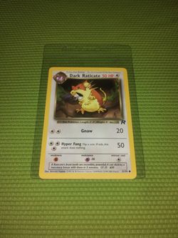 Like Mint 2000 Pokemon - Dark Raticate Game Card - 51/82