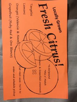 Citrus, picked fresh daily