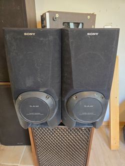 3 SET OF SUPER COOL  VINTAGE SPEAKERS